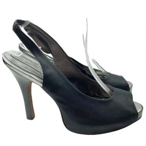 Bcbgmaxazria heels size 9 39 satin Platforms